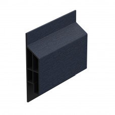 HEERING TRIM/KRAAL SIERLIJST MODERN - STAALBLAUW - CLASSIC (MET HOUTNERF) L= 600CM