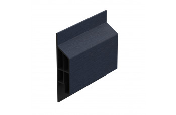 HEERING TRIM/KRAAL SIERLIJST MODERN - STAALBLAUW - CLASSIC (MET HOUTNERF) L= 600CM