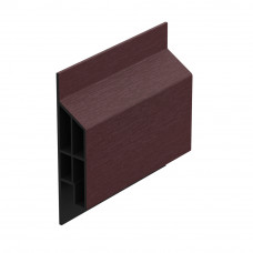 HEERING TRIM/KRAAL SIERLIJST MODERN - WIJNROOD - CLASSIC (MET HOUTNERF) L= 600CM