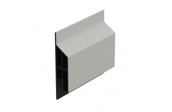 HEERING TRIM/KRAAL SIERLIJST MODERN - WIT - CLASSIC (MET HOUTNERF) L= 600CM