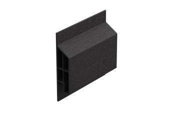 HEERING TRIM/KRAAL SIERLIJST MODERN - DONKERBRUIN - CLASSIC (MET HOUTNERF) L= 600CM