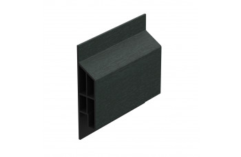 HEERING TRIM/KRAAL SIERLIJST MODERN - DONKERGROEN - CLASSIC (MET HOUTNERF) L= 600CM