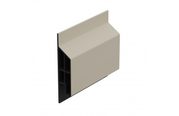 HEERING TRIM/KRAAL SIERLIJST MODERN - CREME - CLASSIC (MET HOUTNERF) L= 600CM