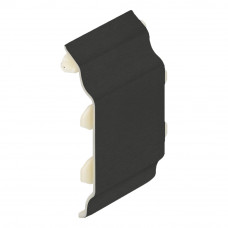 HEERING TUSSENSTUK SIERLIJST KLASSIEK - GRAFIETZWART - CLASSIC (MET HOUTNERF) L= CM