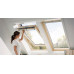 VELUX TUIMELVENSTER GGL SK06 3070 GRENEN BLANK AFGELAKT (114X118CM)