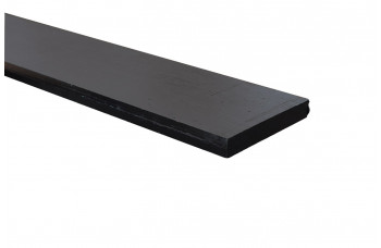 GECOATE BETON ONDERPLAAT ANTRACIET GLAD 26 X 3,5 X 184 CM