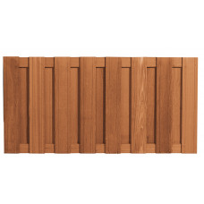GESCHAAFDE 15-PLANKS BANGKIRAI SCHERM 90 X 180 CM