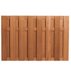 GESCHAAFDE 15-PLANKS BANGKIRAI SCHERM 120 X 180 CM