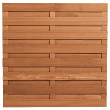 GESCHAAFDE 15-PLANKS BANGKIRAI SCHERM 180 X 180 CM