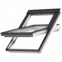 VELUX TUIMELVENSTER KUNSTSTOF WIT GELAKT 3-LAAGS BASIS GGU MK04 0068