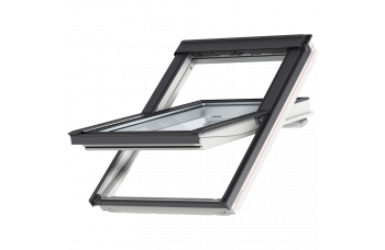 VELUX TUIMELVENSTER KUNSTSTOF WIT GELAKT 3-LAAGS BASIS GGU MK04 0068
