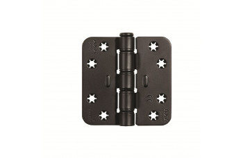 AXA SMART SCHARNIER EASYFIX ZWART 89X89 MM RONDE HOEK 1677-09-56E