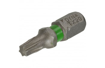 DYNAPLUS SCHROEFBIT 25MM TX-20 GROEN (10)