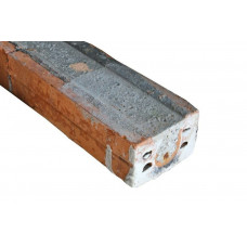 BAKSTEENLATEI 100X60MM VOORGESPANNEN 200 CM