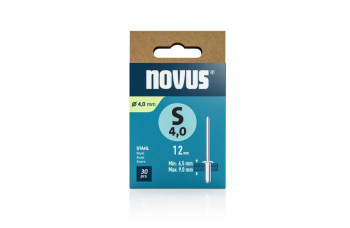 NOVUS BLINDKLINKNAGEL S 4 X 12 STAAL 30ST.