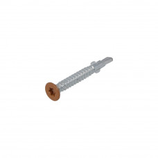 PROFTEC POORTFRAMESCHROEF VLEUGELTEKS VERZINKT PK BRUIN TX-20 4.2X35 (100)