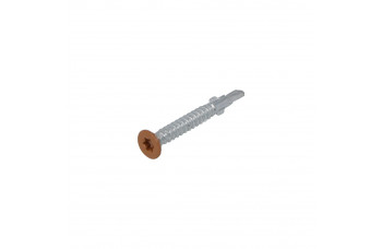 PROFTEC POORTFRAMESCHROEF VLEUGELTEKS VERZINKT PK BRUIN TX-20 4.2X35 (100)