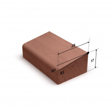 MERANTI GLASLAT A4 17 X 28 MM KOMO F/J 60 MU WIT GEGROND 490 CM