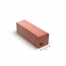 MERANTI GLASLAT F1 17 X 17 MM KOMO F/J 60 MU WIT GEGROND 490 CM