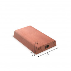 MERANTI GLASLAT OPDEK Z9 9 X 32 MM KOMO F/J 60 MU WIT GEGROND 490 CM