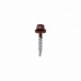 DAK&GEVEL PROFIELPLAATSCHROEF VZ OXIDEROOD RAL3009 4.9X35 (50)
