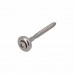 DAK&GEVEL SPENGLERSCHROEF RVS-A2 LK MET EPDM RING 15MM TX-20 4.5X80 (100)