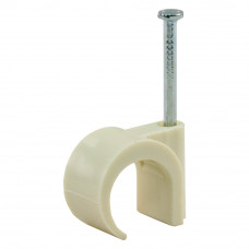BUISCLIP ROND 16-19MM CREME (50)