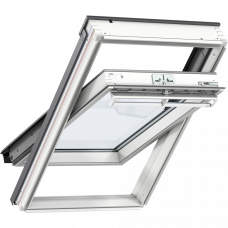 VELUX DAKVENSTER GGL PK25 2070 GRENEN WIT AFGELAKT (94X55CM)