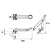 AXAFLEX COMBI-RAAMUITZETTER SMAL KOZIJN ZWART RVS 2642-10-81/E