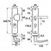 AXA CURVE VEILIGHEIDSBESLAG S-KNOP PC72 ANTI-KERNTREK 6665-51-11/BL72