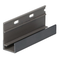 KERALIT OMRANDINGSPROFIEL MET ONTWATERING ANTRACIET CLASSIC RAL 7016 400 CM (28091340)