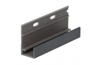 KERALIT OMRANDINGSPROFIEL MET ONTWATERING ANTRACIET CLASSIC RAL 7016 400 CM (28091340)