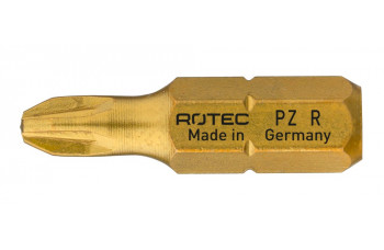 PRO SCHROEFBIT PZ 2R, GEREDUCEERD, L=25, C6.3, TIN (2 ST.)