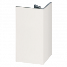 KERALIT UITWENDIG RECHTHOEKPROFIEL 46 X 46MM WIT CLASSIC RAL 9016 400 CM