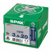 SPAX SPAANPLAATSCHROEF 3,5X20 MM VOLDRAAD VZ PK TORX T20 DOOS 1000 ST.