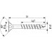 SPAX SPAANPLAATSCHROEF 4X50 MM DEELDRAAD VZ PK KRUIS PZ2 DOOS 500 ST.