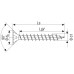 SPAX SPAANPLAATSCHROEF 4X20 MM VOLDRAAD VZ PK KRUIS PZ2 DOOS 1000 ST.