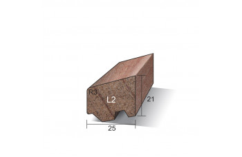 MERANTI GLASLAT L2 20-25,5 MM GEVINGERLAST 80 MU WIT GEGR. 460 CM