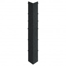 KERALIT DAKRAND UITWENDIG HOEKSTUK 350 MM ZWARTGRIJS CLASSIC RAL 7021 (28471801)