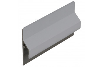 KERALIT TRIM/KRAAL AANSLUITPROFIEL 10MM DAKRAND GRIJS CLASSIC RAL 7001 600 CM (28430460)