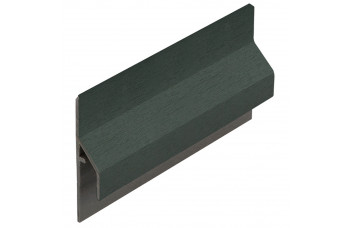 KERALIT TRIM/KRAAL AANSLUITPROFIEL 10MM DAKRAND DONKERGROEN CLASSIC RAL 6009 600 CM (28435460)