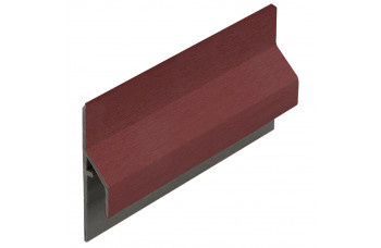 KERALIT TRIM/KRAAL AANSLUITPROFIEL 10MM DAKRAND WIJNROOD CLASSIC RAL 3005 600 CM (28433660)