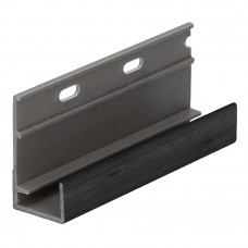 KERALIT OMRANDINGPROFIEL MET ONTWATERING ZWART EIKEN MODERN 400 CM (28094440)