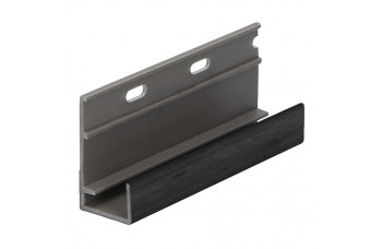 KERALIT OMRANDINGPROFIEL MET ONTWATERING ZWART EIKEN MODERN 400 CM (28094440)