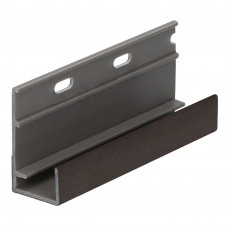 KERALIT OMRANDINGSPROFIEL MET ONTWATERING DONKERBRUIN CLASSIC 400 CM (28095140)