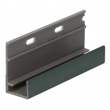 KERALIT OMRANDINGSPROFIEL MET ONTWATERING DONKERGROEN CLASSIC RAL 6009 400 CM (28095440)