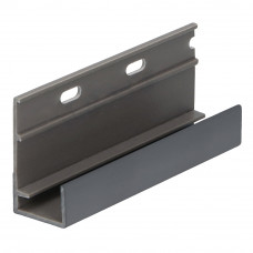 KERALIT OMRANDINGSPROFIEL MET ONTWATERING DUSTGREY MAT 400 CM (28098940)