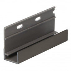 KERALIT OMRANDINGSPROFIEL MET ONTWATERING KWARTSGRIJS CLASSIC RAL 7039 400 CM (28090540)