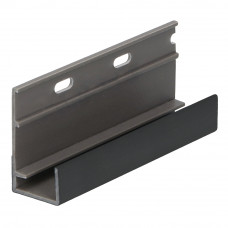 KERALIT OMRANDINGSPROFIEL MET ONTWATERING NIGHTBLACK MAT 400 CM (28099040)