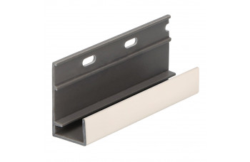 KERALIT OMRANDINGSPROFIEL MET ONTWATERING SANDCREAM PURE RAL 9001 MAT 400 CM (28098340)